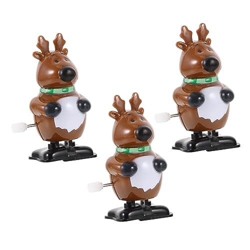 STOBAZA 3 Stück Teiliges Weihnachts Aufziehspielzeug mit Lustigem Design Kompakte Langlebiges Kunststoffmaterial Kreative Weihnachtsdeko und Geschenkideen für Partyspaß STOBAZA 3 Stück Teiliges Weihnachts Aufziehspielzeug mit Lustigem Design Kompakte Langlebiges Kunststoffmaterial Kreative Weihnachtsdeko und Geschenkideen für Partyspaß von STOBAZA