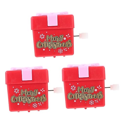 STOBAZA 3 Stück Teiliges Weihnachts Wind Up mit Uhrwerk Niedliche Tischdeko Sichere Mechanische Figuren für Erwachsene für Weihnachten und Festtage STOBAZA 3 Stück Teiliges Weihnachts Wind Up mit Uhrwerk Niedliche Tischdeko Sichere Mechanische Figuren für Erwachsene für Weihnachten und Festtage von STOBAZA