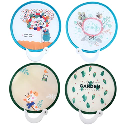 STOBAZA 4 Stück Faltbare Handfächer für Runden Bunten Cartoon Designs Tragbar für Hochzeiten Partys und Dekoration Kompakte Fächer für Heiße Sommertage STOBAZA 4 Stück Faltbare Handfächer für Runden Bunten Cartoon Designs Tragbar für Hochzeiten Partys und Dekoration Kompakte Fächer für Heiße Sommertage von STOBAZA