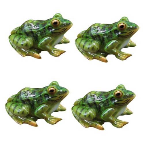 STOBAZA Cartoon Frosch Familie Figuren 4 Stücke Desktop Zubehör Spielzeug Harz Frösche Statue STOBAZA Cartoon Frosch Familie Figuren 4 Stücke Desktop Zubehör Spielzeug Harz Frösche Statue von STOBAZA