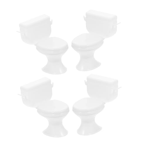 STOBAZA 4-teiliger Toilettensitz-tortenaufsatz, Bezauberndes Mini-toilettenpuppen-zubehör, Realistisches Badezimmermodell Für Kuchendekoration Und Themenpartys STOBAZA 4-teiliger Toilettensitz-tortenaufsatz, Bezauberndes Mini-toilettenpuppen-zubehör, Realistisches Badezimmermodell Für Kuchendekoration Und Themenpartys von STOBAZA