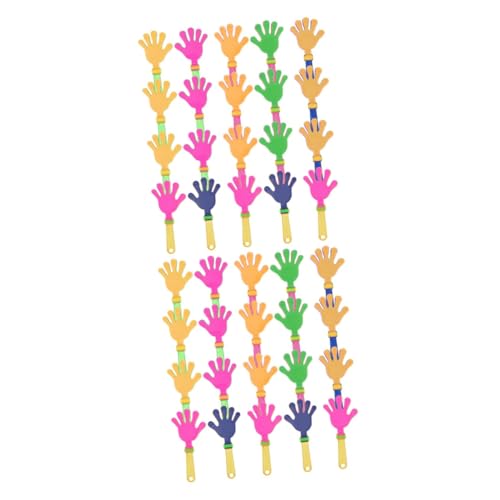 STOBAZA 40 STK klatschen Festival-Party-Handklöppel Kinderspielzeug Ornament Spielzeuge Kinderklöppel farbige Handklöppel Mini Fußball Werkzeug triff eine Entscheidung 28c Prototyp Plastik von STOBAZA