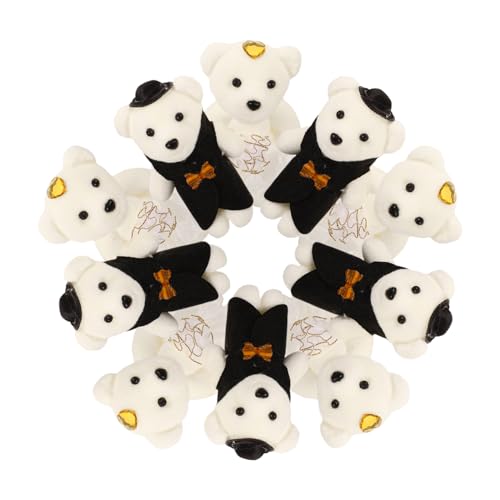 STOBAZA 5 Paar Plüschbären Blumenstrauß Stofftier Heimbärenpuppe Plüschtierpuppe Bär Stoffpuppe Entzückendes Bärenspielzeug Dekorative Bärenpuppe Stoffpuppe Kleiner Bär STOBAZA 5 Paar Plüschbären Blumenstrauß Stofftier Heimbärenpuppe Plüschtierpuppe Bär Stoffpuppe Entzückendes Bärenspielzeug Dekorative Bärenpuppe Stoffpuppe Kleiner Bär von STOBAZA