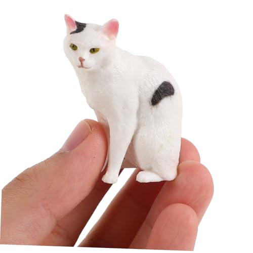 STOBAZA 5 Stück Teiliges Realistische Katzenfiguren Detailgetreue Miniatur Katzenmodelle mit Lebensechten Merkmalen Pädagogisches Katzenspielzeug für Kreativität und Feinmotorik von STOBAZA