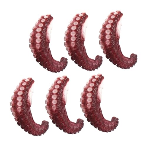 STOBAZA 6 Stück Teiliges Realistische Künstliche Octopus Klauen aus Leichtem Material Vielseitig Einsetzbar für Dekoration Fotografie und Unterwasser Display Wartungsfrei und Detailgetreu von STOBAZA