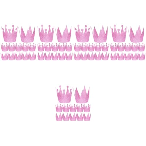 STOBAZA 60 Stk Kronenhut Geburtstagsparty-hüte Königshut Prinz Kronen Prinzessin König-cosplay Kinderkönigskronen Königliches Kostüm Königsmütze Geschenk Baby Erwachsener Papier von STOBAZA