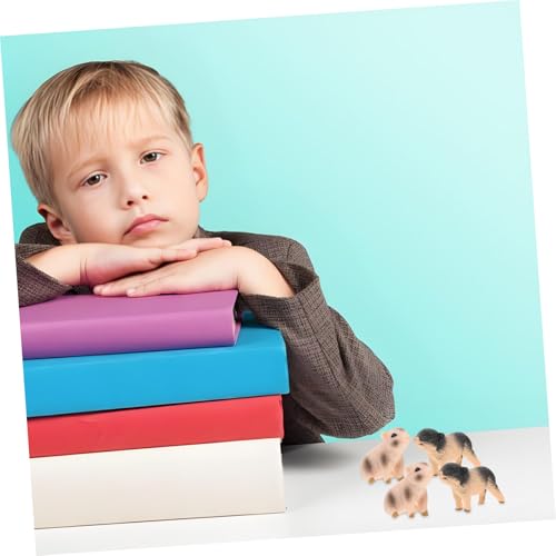 STOBAZA 6stücke Miniatur-schweinestatuen Als Tierspielzeug Für Feengärten Mikro-landschaftsornamente Schweinefiguren Für Bastelprojekte Und Sammler von STOBAZA