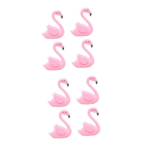 STOBAZA 8 Stk tortendeko einschulung Autos Kuchendekorationen Kuchen-Flamingo-Ornament Kuchen Flamingo Dekor Auto-Flamingo-Dekor Geburtstagskuchen schmücken Requisiten von STOBAZA