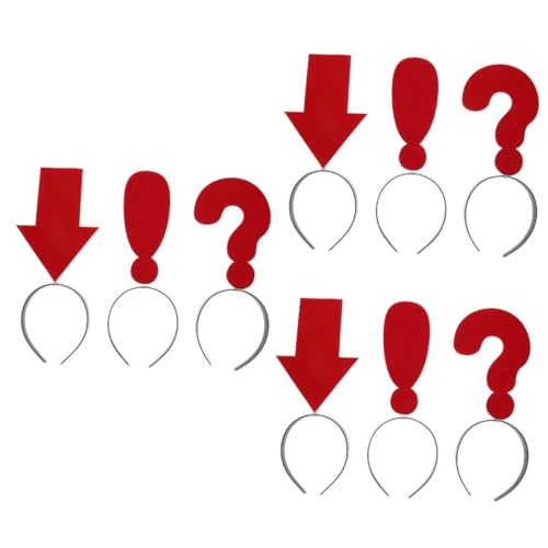 STOBAZA 9 STK Stirnband Mädchen Stirnband Neuheit Kopfbedeckung Lustiger Kopfschmuck Verrücktes Stirnband -boppers-Stirnband Kreatives -Haarband Pfeilkopfstück Plastik Rot STOBAZA 9 STK Stirnband Mädchen Stirnband Neuheit Kopfbedeckung Lustiger Kopfschmuck Verrücktes Stirnband -boppers-Stirnband Kreatives -Haarband Pfeilkopfstück Plastik Rot von STOBAZA