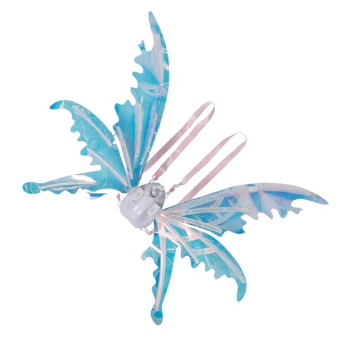 STOBAZA Automatische Batteriebetriebene Flügel mit Beweglichen Schmetterlingsflügeln Leichtes Komfortables Cosplay Accessoire für Festival Party und Kostümierung von STOBAZA