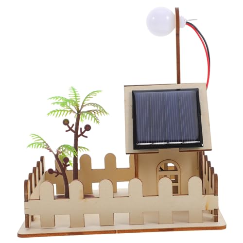 STOBAZA DIY Solar Gartendekoration Solarleuchte Physik Experiment Lernspielzeug Kreatives Mini Solarweg Lampenmodell Für Wissenschaftliches Solarenergiekit von STOBAZA