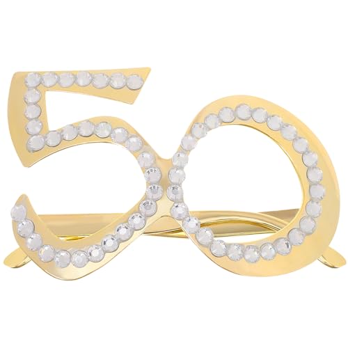 STOBAZA Einzigartige Nummer Brille Geburtstag Party Zubehör Glitter Rahmen Party Brille Requisiten STOBAZA Einzigartige Nummer Brille Geburtstag Party Zubehör Glitter Rahmen Party Brille Requisiten von STOBAZA