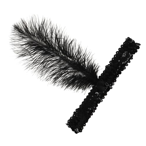 STOBAZA Fascinator Haarreif mit Bunten Federn Eleganter Kopfschmuck für Hochzeiten Bälle und Teepartys Bequem und Vielseitig für Verschiedene Anlässe von STOBAZA