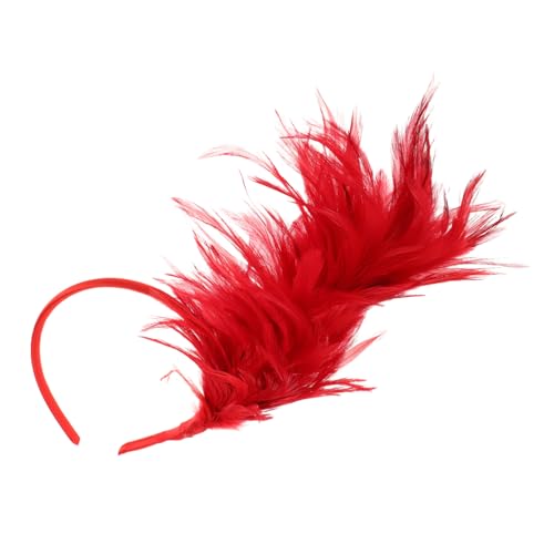 STOBAZA Fascinator Stirnband mit Bunten Federn für Frauen Eleganter Haarschmuck für Hochzeiten Teepartys und Cocktail Events Einzigartiges Design für Besondere Anlässe von STOBAZA