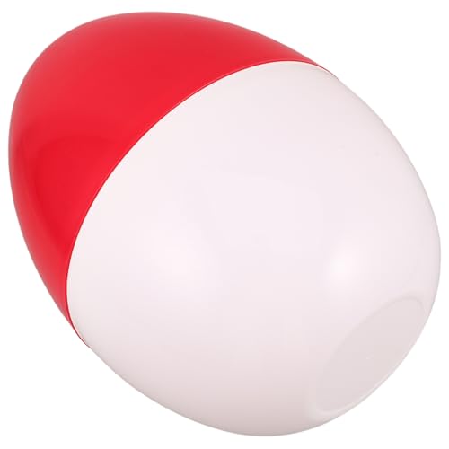 STOBAZA Großes Transparentes DIY Ei zum Befüllen Rote Weiße Leere Kapsel für Ostern Weihnachten Hochzeit Party Kreative Geschenkbox Vielseitige Dekoration Interaktives Eventspiel von STOBAZA