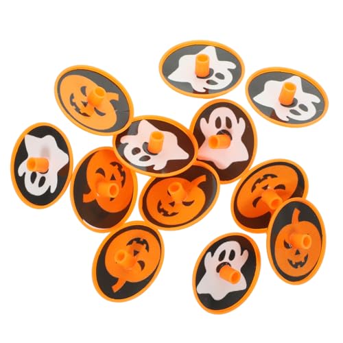 STOBAZA Halloween Gyro Kunststoff Partygeschenk für Halloween Motiven Wie Geist und Kürbis Leicht Robust als Mitgebsel für Kindergeburtstag und Partyspaß von STOBAZA