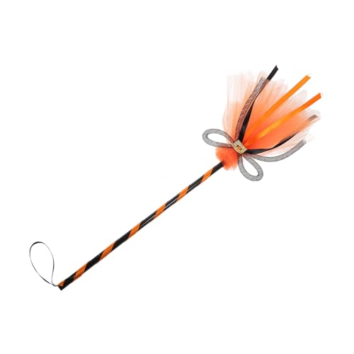 STOBAZA Halloween Hexenbesen Deko Orange Kleiner Besen Leicht Praktisch Für Hexenkostüm Mädchen Party Cosplay Halloween Party Zubehör STOBAZA Halloween Hexenbesen Deko Orange Kleiner Besen Leicht Praktisch Für Hexenkostüm Mädchen Party Cosplay Halloween Party Zubehör von STOBAZA