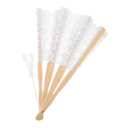 STOBAZA Lace Faltfächer aus Eleganter Vintage Handfächer für Frauen Dekorativer Hochzeitsfächer Klappbar und Tragbar für Hochzeiten und Festliche Anlässe STOBAZA Lace Faltfächer aus Eleganter Vintage Handfächer für Frauen Dekorativer Hochzeitsfächer Klappbar und Tragbar für Hochzeiten und Festliche Anlässe von STOBAZA