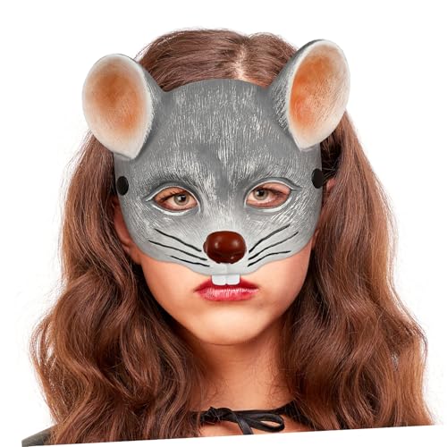 STOBAZA Mäusemaske Leichtes PU Material Karneval Halloween Party Gesichtsschutz Erwachsene Kreative Tiermaske für Kostümfest STOBAZA Mäusemaske Leichtes PU Material Karneval Halloween Party Gesichtsschutz Erwachsene Kreative Tiermaske für Kostümfest von STOBAZA