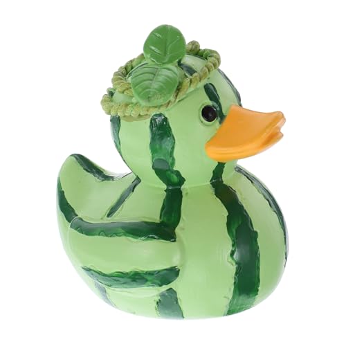 STOBAZA Mini Resin Wassermelonen Ente Figur Sommerparty Dekoration Lebendige Farben Kreative Tier Skulptur Vielseitig Einsetzbar Für Geburtstagstisch und STOBAZA Mini Resin Wassermelonen Ente Figur Sommerparty Dekoration Lebendige Farben Kreative Tier Skulptur Vielseitig Einsetzbar Für Geburtstagstisch und von STOBAZA