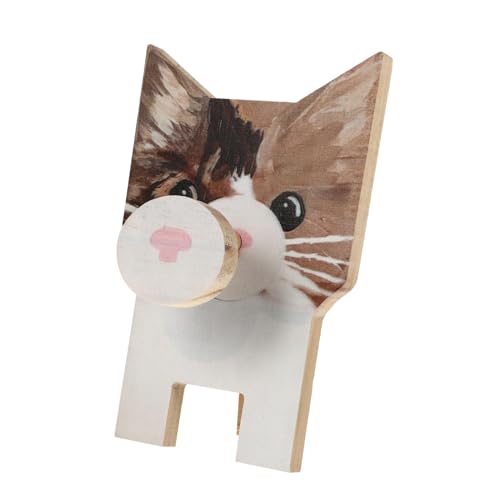 STOBAZA Niedlicher Brillenhalter in Tierform aus Holz Kreativer Schreibtisch Aufbewahrungsständer für Brillen Praktisches und Dekoratives Accessoire für Büro Schlafzimmer und Wohnzimmer STOBAZA Niedlicher Brillenhalter in Tierform aus Holz Kreativer Schreibtisch Aufbewahrungsständer für Brillen Praktisches und Dekoratives Accessoire für Büro Schlafzimmer und Wohnzimmer von STOBAZA