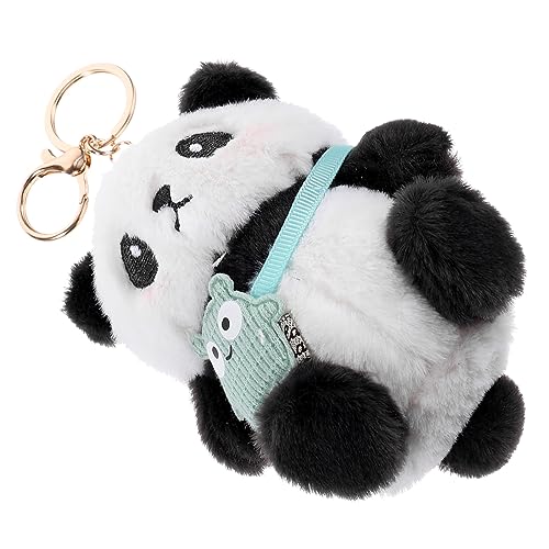 STOBAZA Plüschtier-schlüsselanhänger, Cartoon-panda-anhänger, Schlüsselanhänger, Handtasche, Panda-anhänger STOBAZA Plüschtier-schlüsselanhänger, Cartoon-panda-anhänger, Schlüsselanhänger, Handtasche, Panda-anhänger von STOBAZA