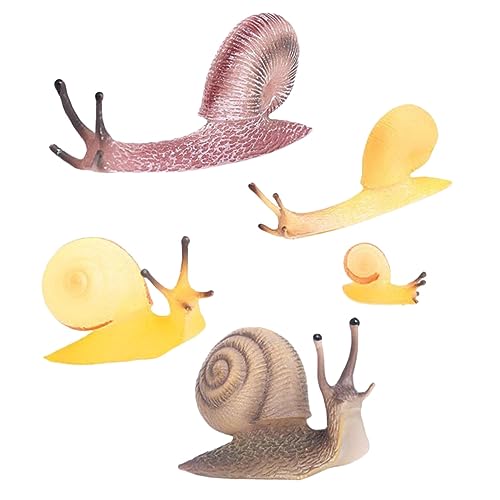 STOBAZA Realistische Simulation Schnecken Figuren Tierfiguren Für Perfekt Als Oder Dekoration Für Miniatur Landschaften Und Modelle von STOBAZA