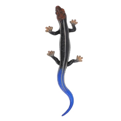 STOBAZA Realistisches Eidechsenmodell aus Kunststoff Handgefertigte Gartenfigur Natürliche Gartendekoration Wetterfestes Reptil für Outdoor Deko und Halloween Party Detailgetreues von STOBAZA