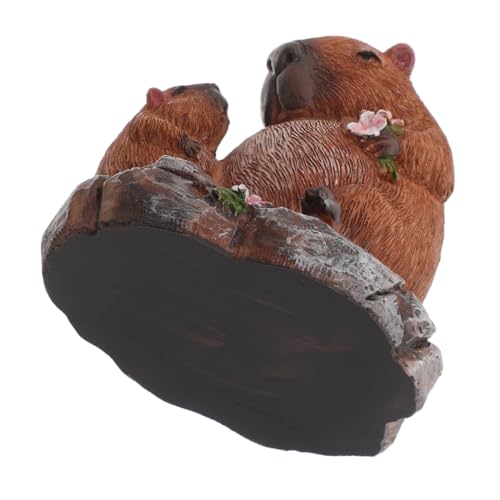 STOBAZA Realistisches Resin Bonsai Ornament Mutter Junge Mädchen Wasserschwein Figur Garten und Wohnraumdekoration Vielseitiges Simulationstier Modell als für Muttertag und Geburtstag STOBAZA Realistisches Resin Bonsai Ornament Mutter Junge Mädchen Wasserschwein Figur Garten und Wohnraumdekoration Vielseitiges Simulationstier Modell als für Muttertag und Geburtstag von STOBAZA