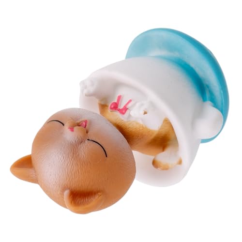 STOBAZA Resin Katze Figurine Niedliche Shaking Dekoration Für Und Garten Cartoon Tierfigur Für Katzenliebhaber Als Für Kuchen-Dekoration STOBAZA Resin Katze Figurine Niedliche Shaking Dekoration Für Und Garten Cartoon Tierfigur Für Katzenliebhaber Als Für Kuchen-Dekoration von STOBAZA