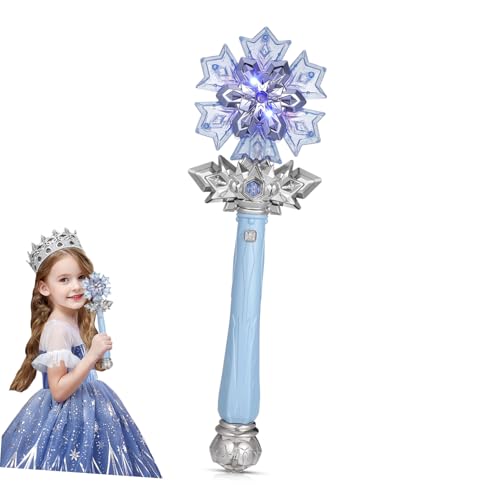 STOBAZA Zauberstab sprühen Leuchtender Feenstab aus Prinzessin Zauberstab Schneeflockenstab zum Leuchten bringen Und Schneeflockenstab mit Musik Strumpffüller für Mädchen Plastik Blau STOBAZA Zauberstab sprühen Leuchtender Feenstab aus Prinzessin Zauberstab Schneeflockenstab zum Leuchten bringen Und Schneeflockenstab mit Musik Strumpffüller für Mädchen Plastik Blau von STOBAZA