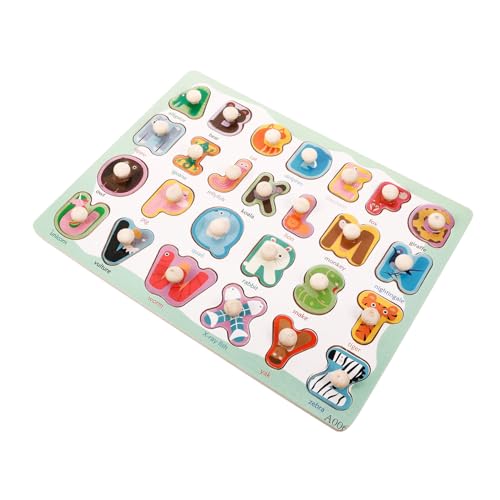 STOBOK 1 Satz Briefkognitiver Board Kinderspielzeug Alphabetbrett Passendes Für Vorschulkinder Englisches Alphabet Puzzle- Lustige Passende Spielzeuge Holz STOBOK 1 Satz Briefkognitiver Board Kinderspielzeug Alphabetbrett Passendes Für Vorschulkinder Englisches Alphabet Puzzle- Lustige Passende Spielzeuge Holz von STOBOK