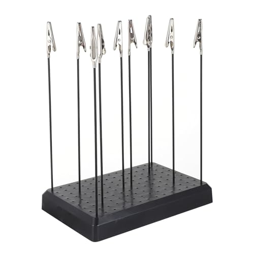 STOBOK 1 Satz Färbetabelle Farbclip Halterung Modellbau Farbclip Set Farbklammerständer Modellierfarben-Handwerkzeug Stand Malerei Palette Modell Farbclipständer Modellmalstift Plastik von STOBOK
