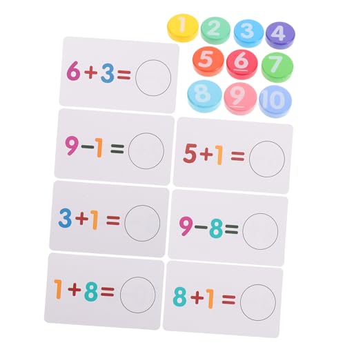 STOBOK 1 Satz Mathe-lehrmittel Für Kleine Mathe-lernhilfen Mathe -lernspiele Mathe-lernspielzeug Mathe-lernmaterial Additions- Und Subtraktionstafel Papier von STOBOK