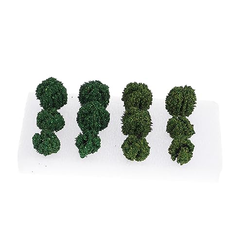 STOBOK 1 Schachtel Büsche kunststoffpflanze Miniatures qridor Pflanzen Tischplatte aus grünem Gras, Synthetik Wald scheibengardinen Sandtischverzierung Miniatur-Bonsai- Plastik Green von STOBOK