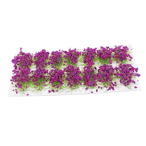 STOBOK 1 Schachtel Grasschuppen Körbe Girlande Im Freien Baum Landschaft Stiele Eukalyptus Miniaturen Aus Gras Outdoor- Aschenbecher Für Draußen Korb Violett Kunststoffharz von STOBOK