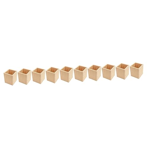 STOBOK 10 Stück Stifthalter Aus Kiefernholz Holzstifte Holz Für Büro Schreibtisch Büro Geschenk Make-Up Runder Stiftbehälter Aus Holz Sukkulenten-Blumentöpfe STOBOK 10 Stück Stifthalter Aus Kiefernholz Holzstifte Holz Für Büro Schreibtisch Büro Geschenk Make-Up Runder Stiftbehälter Aus Holz Sukkulenten-Blumentöpfe von STOBOK