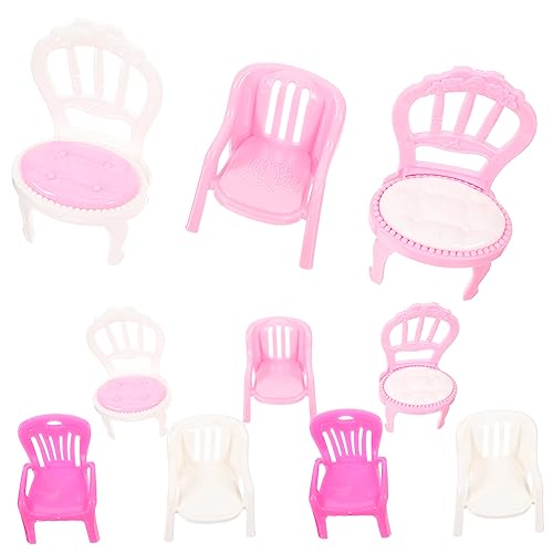 STOBOK 10 Stück für kinderspielzeug Miniaturstühle für Fotos handwerkskunst stylingbã¼rsten Puppenmöbel dekorative Mini-Hausdekoration Mini-Hausversorgung Plastik STOBOK 10 Stück für kinderspielzeug Miniaturstühle für Fotos handwerkskunst stylingbã¼rsten Puppenmöbel dekorative Mini-Hausdekoration Mini-Hausversorgung Plastik von STOBOK