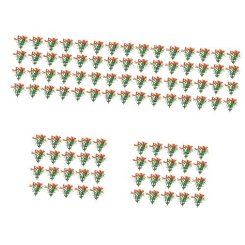 STOBOK 100 STK Mini-kunstblumen Und -Pflanzen Künstliche Pflanze Kunstpflanzen Blumenarrangementkästen Schmücken Wohnkultur Desktop-Ornamente Für Zu Hause Grüne Pflanzen Plastik Zubehör von STOBOK