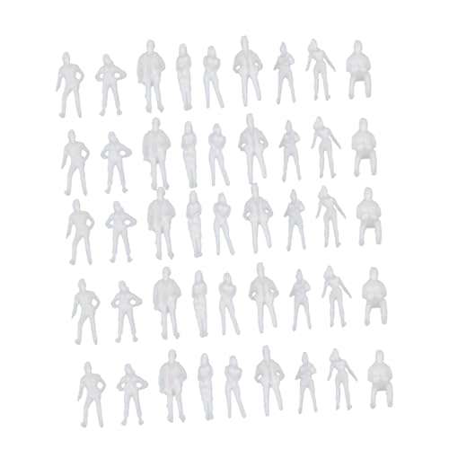 STOBOK Plastikmodell-Figuren 100 Stück Mini-Figuren Für Landschaftsbau Und Sandtisch-Layout von STOBOK