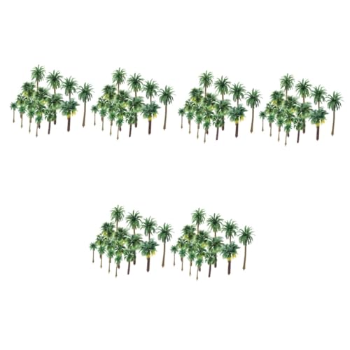 STOBOK 108 STK Künstliche Kokospalme Mini-bäume Zum Basteln Modellbäume Miniatur-landschaftszubehör Mini-szenen-Layout-Modell Spielzeugeisenbahnen Grün Baumschmuck Plastik Sandkasten von STOBOK