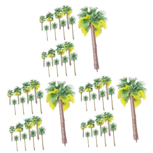 STOBOK 108 STK Palmenmodell Künstliche Outdoor-bäume Draussen Künstliche Kokospalme Künstliche Palmen Im Freien Mini-landschaftsmodell Grünes Dekor Landschaftsbaum Plastik Miniatur von STOBOK