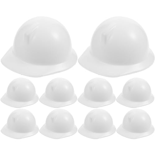 STOBOK 10er-pack Weiße Miniaturhelme Kunststoff-mini-sicherheitshut Für Puppen Dekoration Zum Spielen Und Für Zuhause STOBOK 10er-pack Weiße Miniaturhelme Kunststoff-mini-sicherheitshut Für Puppen Dekoration Zum Spielen Und Für Zuhause von STOBOK