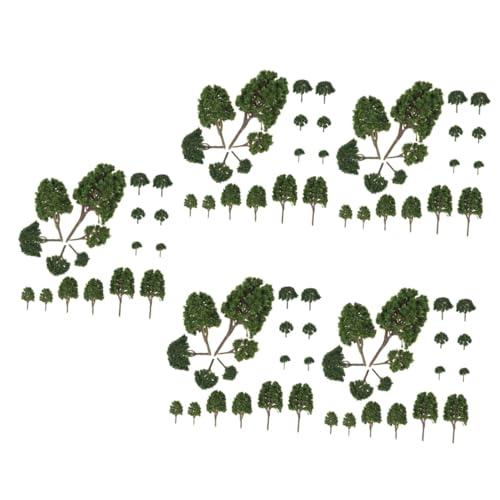 STOBOK 120 STK Mikrolandschaftssimulationsbaum Puppenhausbäume Mini-Sandtisch-Pflanzenmodell Ornament Modelle Sandtisch gefälschter Baum Kleiner Baumschmuck künstlich Baummodell Bahn Kind von STOBOK