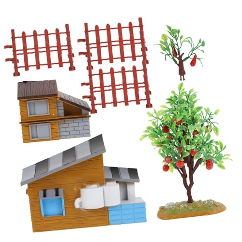 STOBOK 13St Simulierter Hauszaun Lernspielzeug für Kinder Miniaturdekoration Kinderspielzeug Modelle Spielzeuge Farmszenenmodell Farm-Modell-Dekor Geflügel schmücken Requisiten der Zaun von STOBOK
