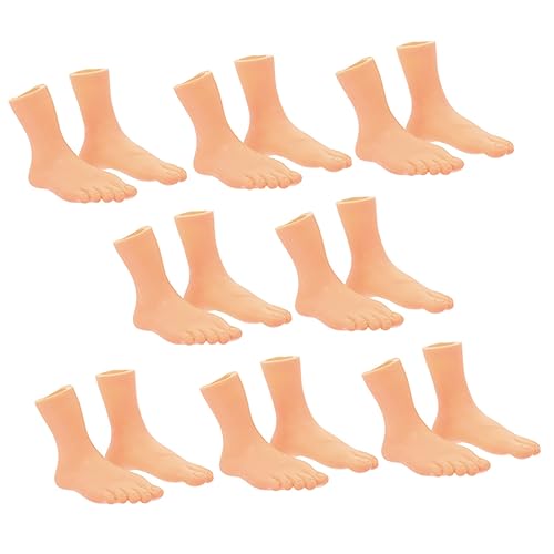 STOBOK 16stücke Vinylfußpuppe Fingerfüße Puppet Lehrfußmodell Tragbares Modell Für Kinderspielzeug Und Schulbildungswerkzeug von STOBOK