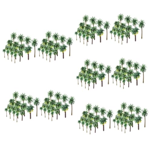 STOBOK 180 STK Künstliche Kokospalme Architektur Bäume Palmenfiguren Modelleisenbahn Bäume Gefälschte Bäume Mini-modellbäume Miniatur-landschaftszubehör Grün Anlage Plastik Kokosnussbaum von STOBOK