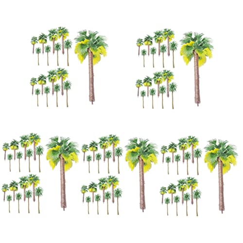 STOBOK 180 STK Palmenmodell Modelllandschaftsbäume Mini-dekor Grünes Dekor Mini-landschaftsbaummodell Landschaft Landschaft Bäume Baumschmuck Miniaturbäume Plastik Sandkasten Künstlich von STOBOK