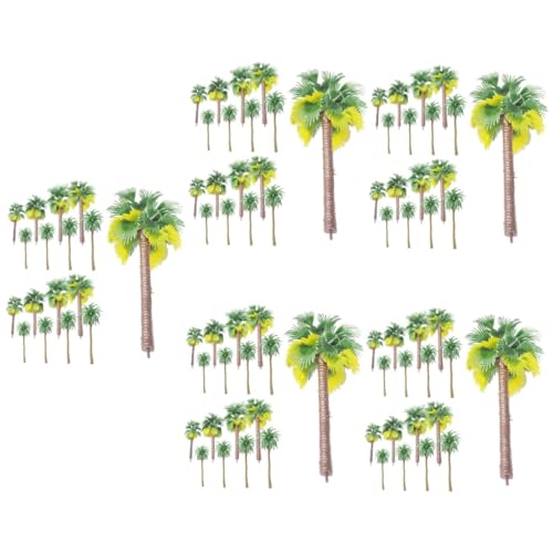 180 STK Palmenmodell plastikpalme modeleisenbahnen Ornament Simulationsanlagenmodell Palmen im Freien für die Außenterrasse Mini Modellbaum Anlage künstlicher Baum schmücken von STOBOK