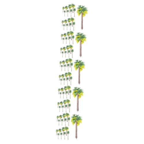 180 STK Palmenmodell Pflanzenmodell-Schmuck Modelllandschaftsbäume Ornament Modelle Palmen im Freien für die Außenterrasse Sandtisch gefälschter Baum Miniatur künstlicher Baum von STOBOK